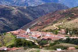 Village dans les Andes
